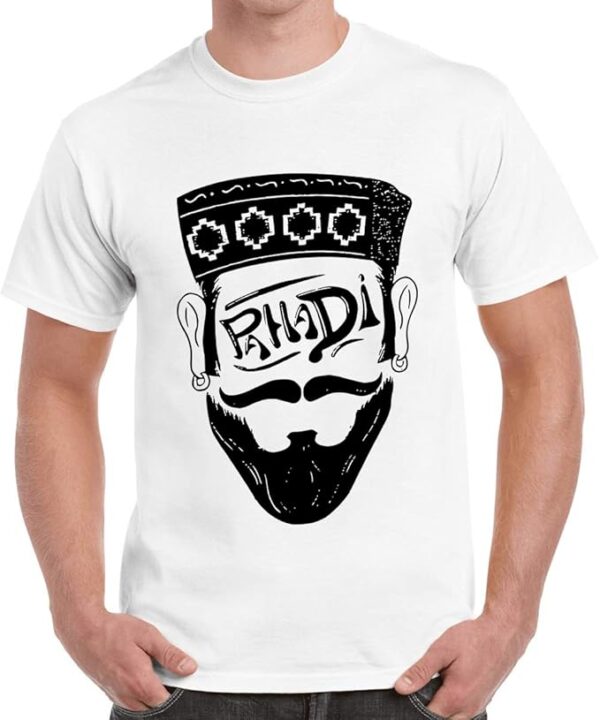 Caseria Men's Round Neck Cotton Half Sleeved T-Shirt with Printed Graphics - Pahadi Men